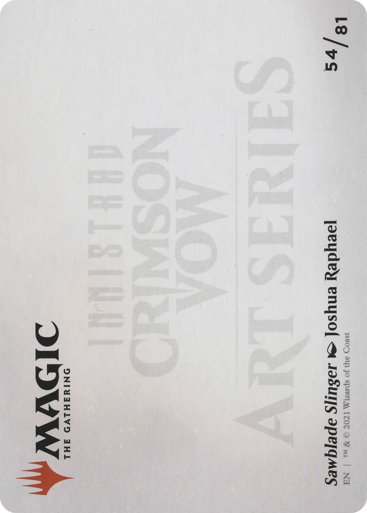 Sawblade Slinger // Sawblade Slinger (AVOW-054) - common (Borderless) - Foil
