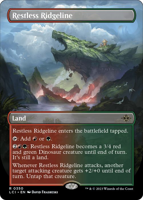 Restless Ridgeline (LCI-350) - rare (Borderless) - Foil
