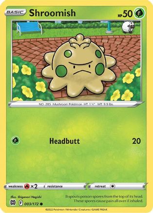 Shroomish (003/172) - SBS  - Common - Reverse Holofoil