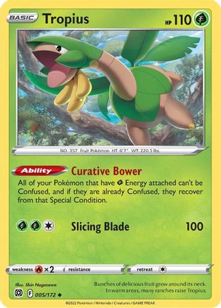 Tropius (005/172) - SBS  - Uncommon