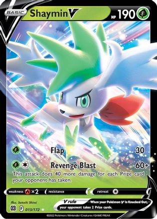 Shaymin V (013/172) - SBS  - Ultra Rare - Holofoil