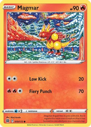 Magmar (019/172) - SBS  - Common