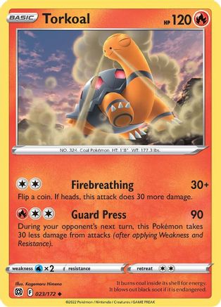 Torkoal (023/172) - SBS  - Uncommon