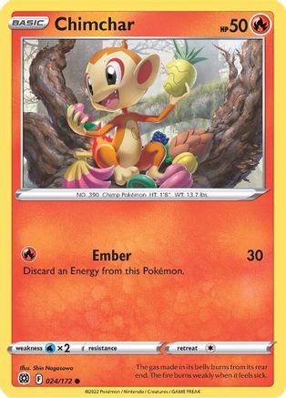 Chimchar (024/172) - SBS  - Common
