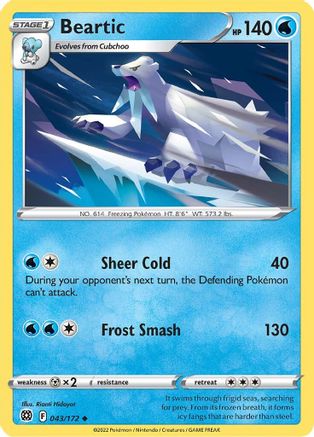 Beartic (043/172) - SBS  - Uncommon