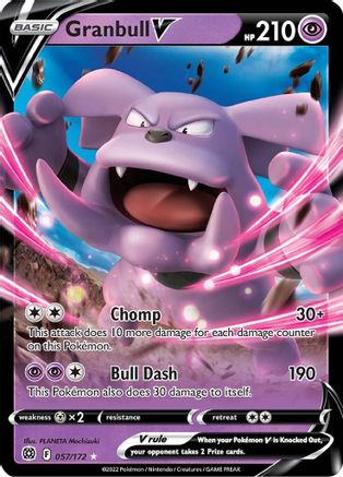 Granbull V (057/172) - SBS  - Ultra Rare - Holofoil