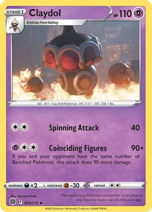 Claydol (059/172) - SBS  - Uncommon