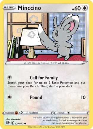 Minccino (124/172) - SBS  - Common