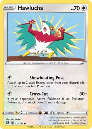 Hawlucha (127/172) - SBS  - Common - Reverse Holofoil
