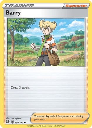 Barry (130/172) - SBS  - Uncommon - Reverse Holofoil
