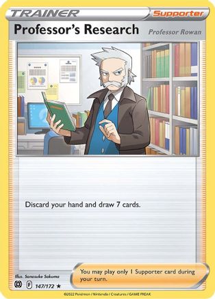 Professor's Research (147/172) - SBS  - Holo Rare - Reverse Holofoil