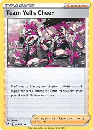 Team Yell's Cheer (149/172) - SBS  - Uncommon
