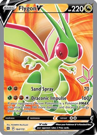 Flygon V (Full Art) (164/172) - SBS  - Ultra Rare - Holofoil