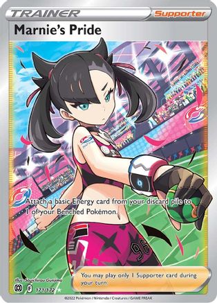 Marnie's Pride (Full Art) (171/172) - SBS  - Ultra Rare - Holofoil