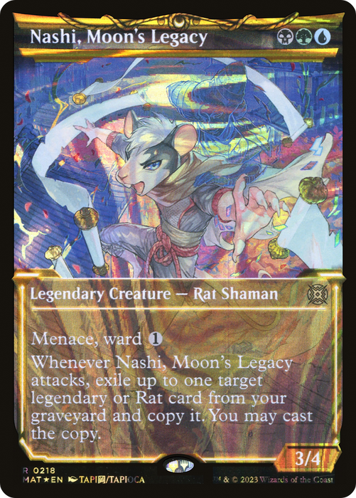Nashi, Moon's Legacy (MAT-218) - rare: (Showcase) - Foil