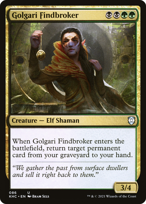 Golgari Findbroker (KHC-086) - uncommon