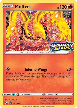 Moltres (SWSH185) - SSSPC  - Promo - Holofoil