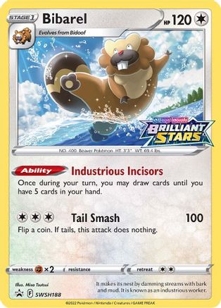 Bibarel (SWSH188) - SSSPC  - Promo - Holofoil