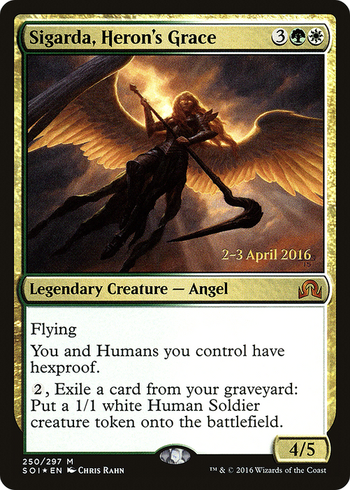 Sigarda, Heron's Grace (PRE-250S) - mythic - Foil