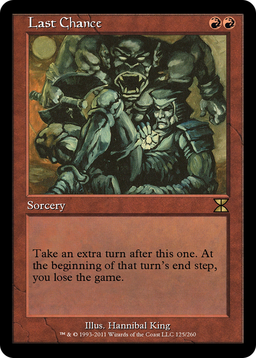 Last Chance (ME4-125) - rare