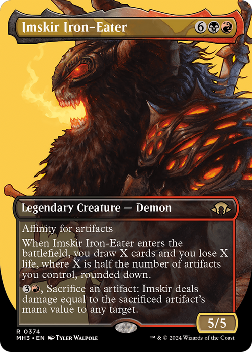 Imskir Iron-Eater (MH3-374) - rare (Borderless)