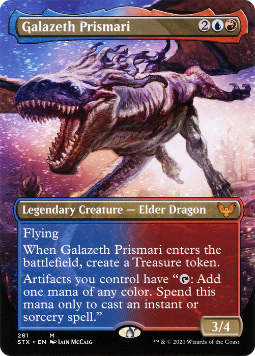 Galazeth Prismari (STX-281) - mythic (Borderless) - Foil