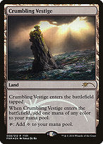 Crumbling Vestige (FNM-008) - rare - Foil