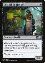 Stitcher's Supplier (LIST-M19-121) - uncommon