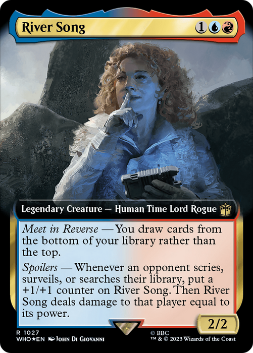 River Song (WHO-1027) - rare: (Extended Art) - Foil