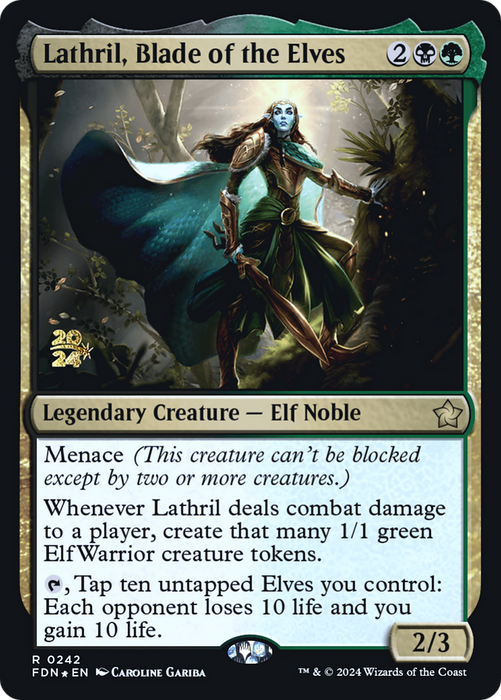 Lathril, Blade of the Elves (PRE-242S) - rare - Foil