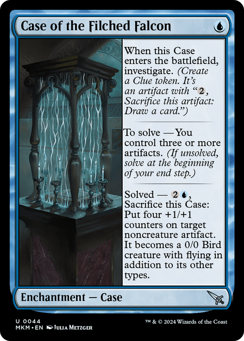 Case of the Filched Falcon (MKM-044) - uncommon - Foil