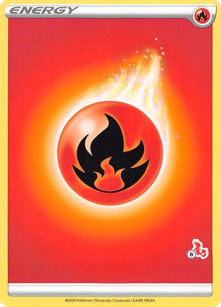 Fire Energy (#6 Cinderace Stamped) () - BA2  - Promo