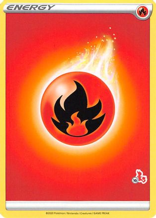 Fire Energy (#16 Cinderace Stamped) () - BA2  - Promo