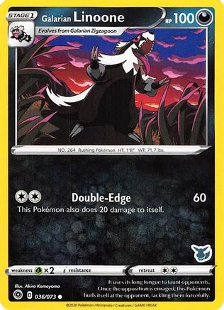 Galarian Linoone (036/073) - BA2  - Promo