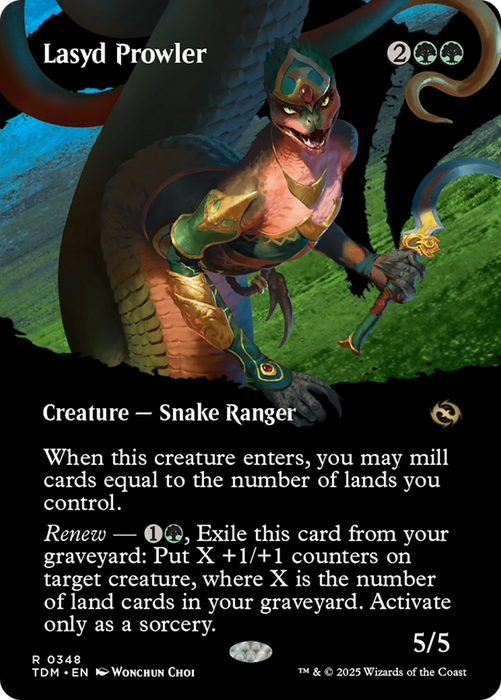 Lasyd Prowler (TDM-348) - rare: (Showcase) (Borderless) - Foil