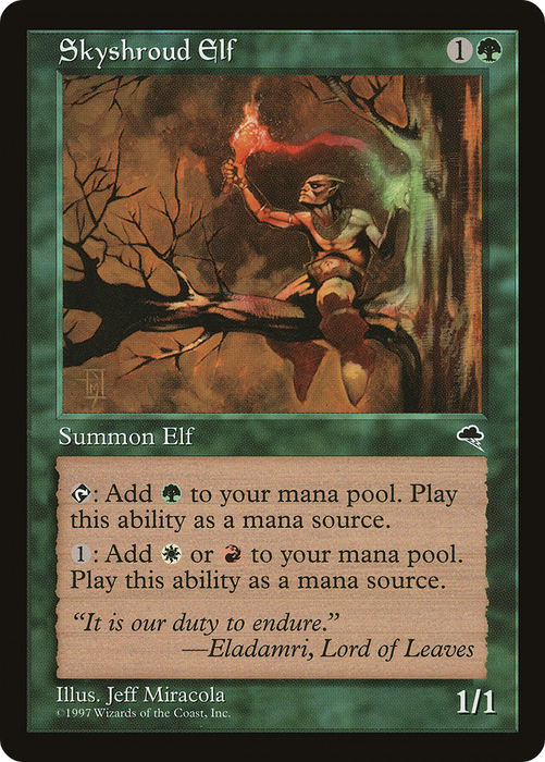 Skyshroud Elf (TMP-255) - common