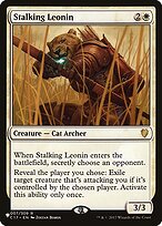 Stalking Leonin (LIST-C17-7) - rare