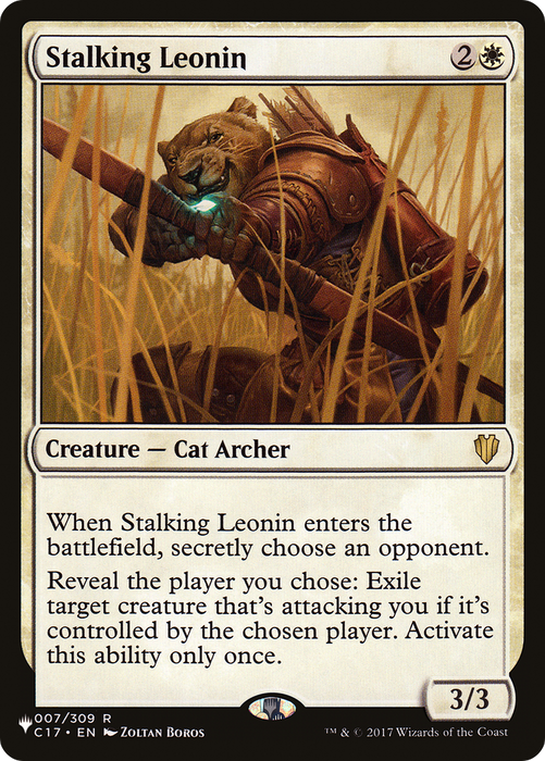 Stalking Leonin (LIST-C17-7) - rare