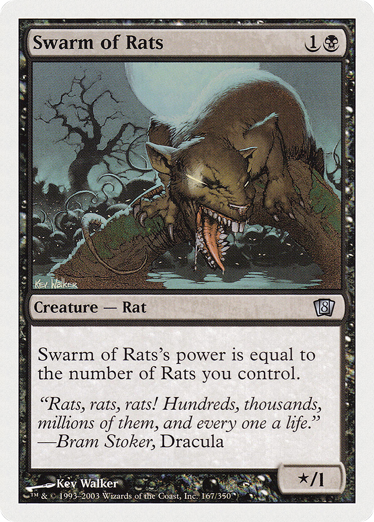 Swarm of Rats (8ED-167) - uncommon