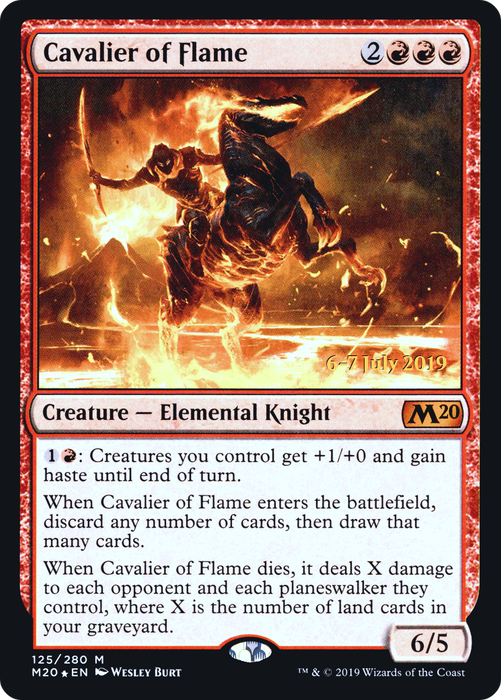 Cavalier of Flame (PRE-125S) - mythic - Foil