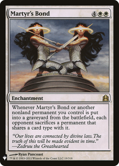 Martyr's Bond (LIST-CMD-19) - rare
