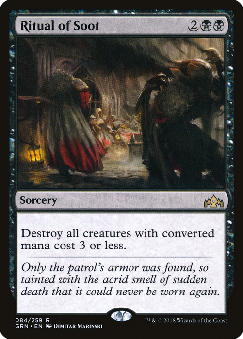 Ritual of Soot (GRN-084) - rare - Foil