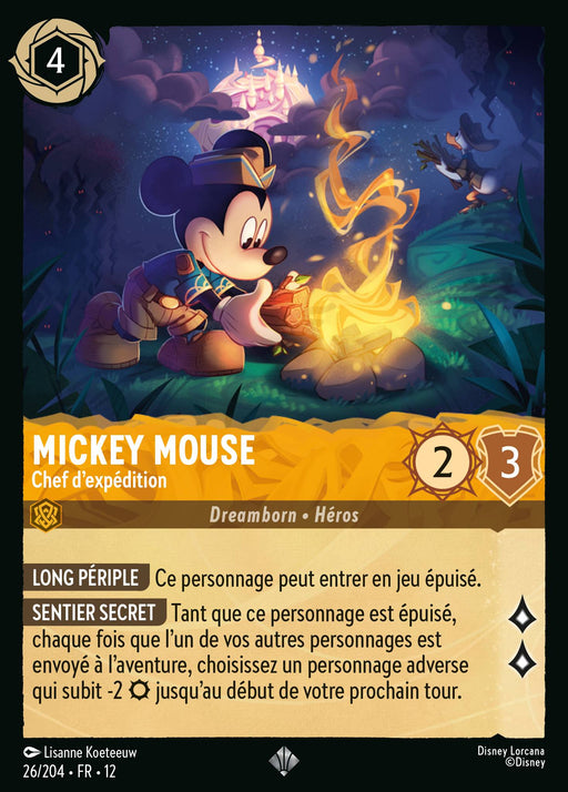 Mickey Mouse - Chef d'expédition