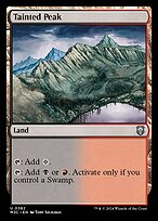 Tainted Peak (M3C-382) - uncommon - Foil