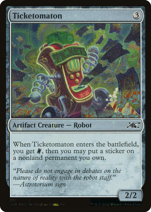 Ticketomaton (UNF-481) - common - Foil