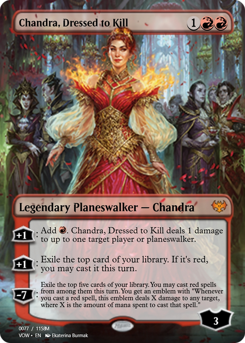 Chandra, Dressed to Kill (PRM-95393) - mythic - Foil