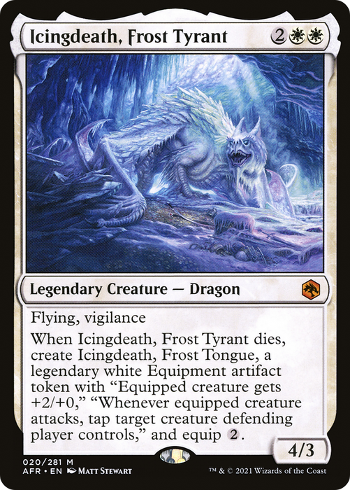 Icingdeath, Frost Tyrant (AFR-020) - mythic - Foil