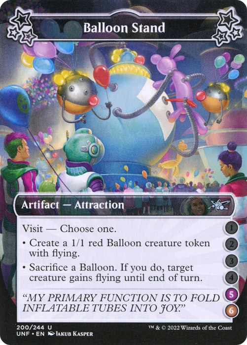Balloon Stand (UNF-200D) - uncommon - Foil