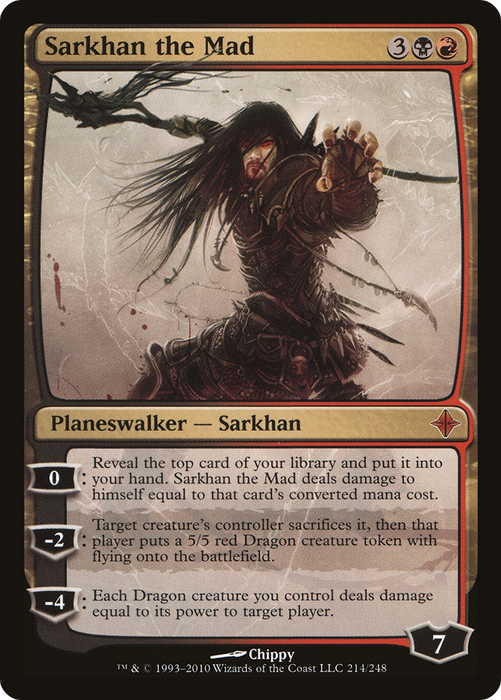 Sarkhan the Mad (ROE-214) - mythic - Foil