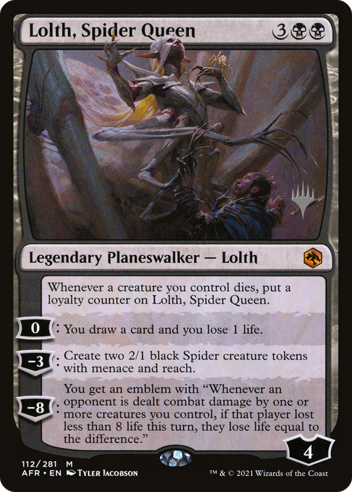 Lolth, Spider Queen (PPAFR-112P) - mythic